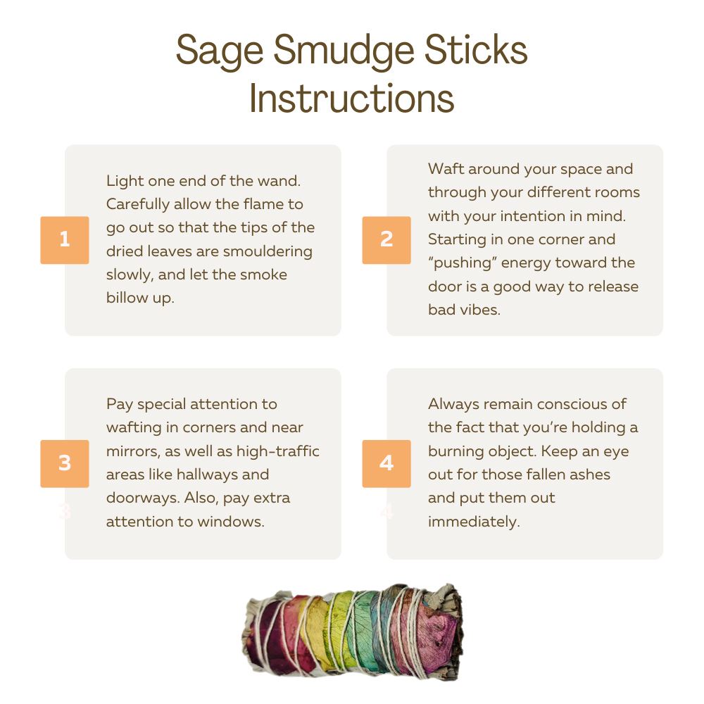 Smudge Sticks, Pack of 10