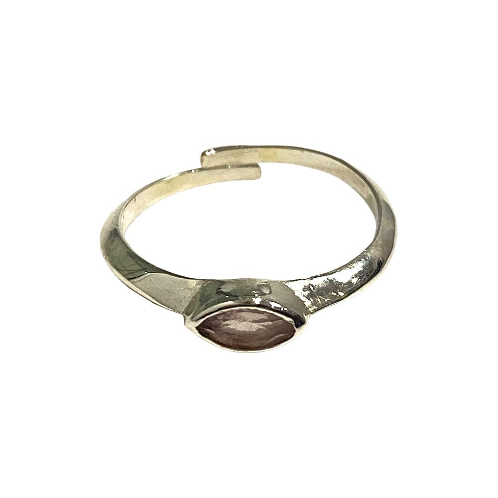 Silver-Plated Adjustable Ring (#28)