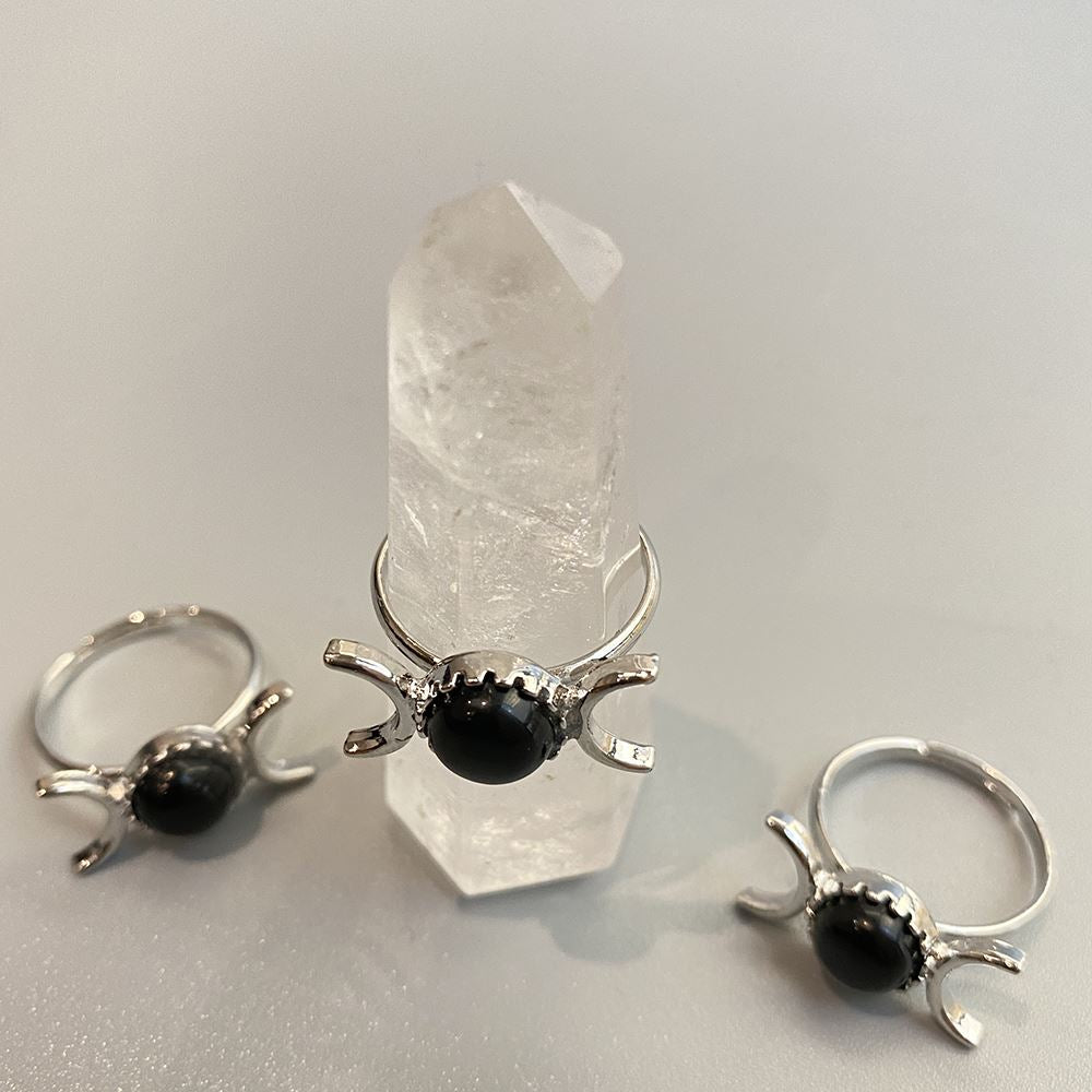 Adjustable Ring, 0.5cm Gemstone