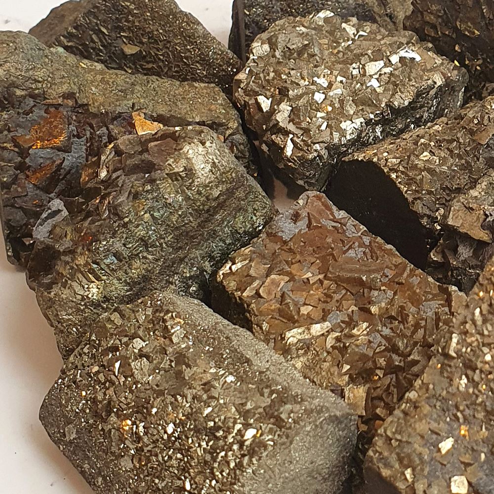 Pyrite Raw Rough Cut Crystals Pack, 1kg