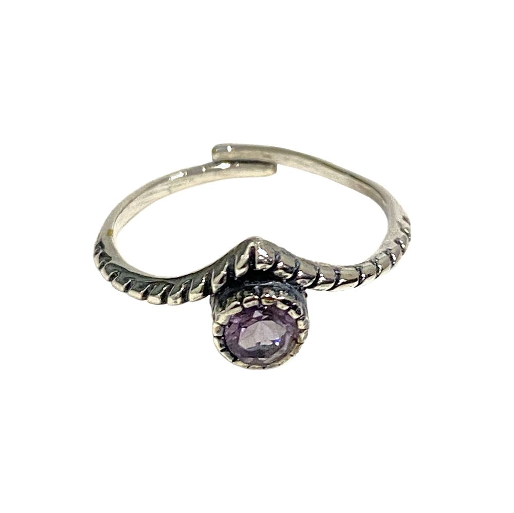 Silver-Plated Adjustable Ring (#26)
