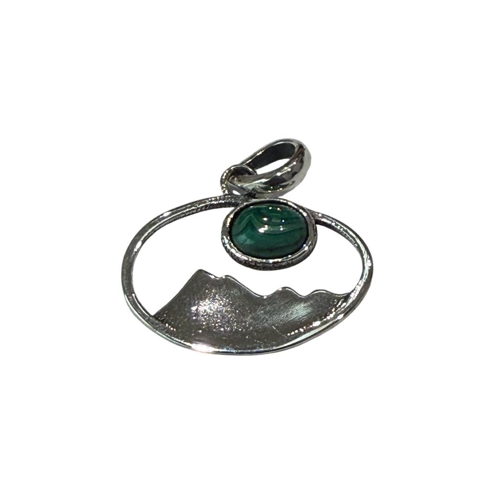 Silver-Plated Pendant (without Chain) (#02), 2.5x1.5cm