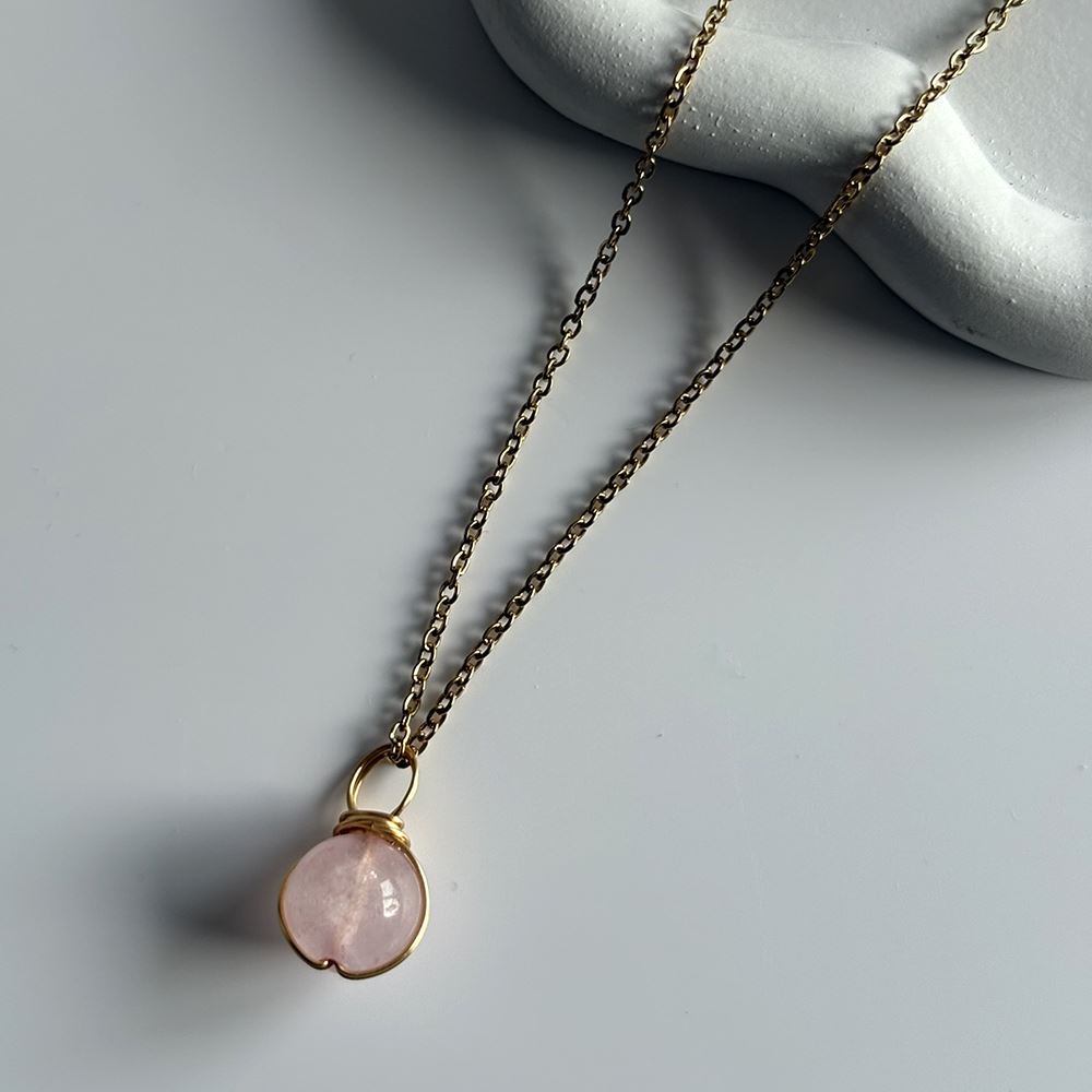 Halo Gemstone Pendant, Sphere