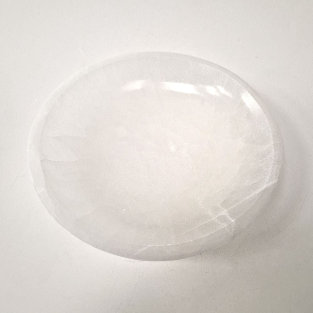 Selenite Bowl, Round, 18x4cm