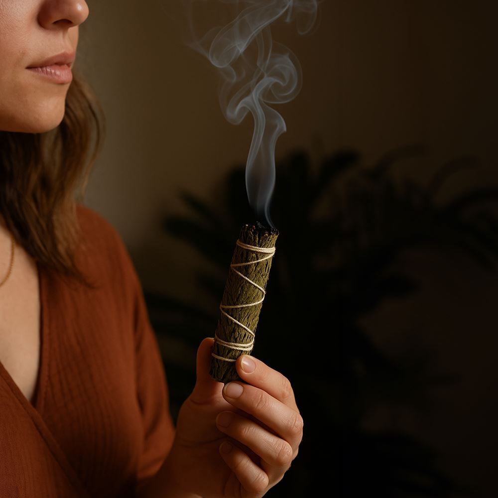 Slimline Smudge Stick, Cedar 4"