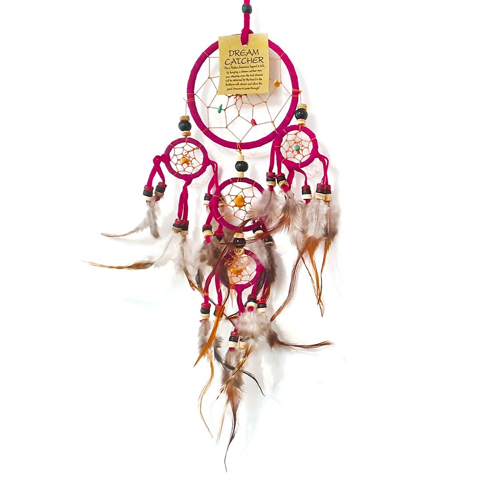 Dream Catcher, 9cm Ring with 4 Smaller Rings