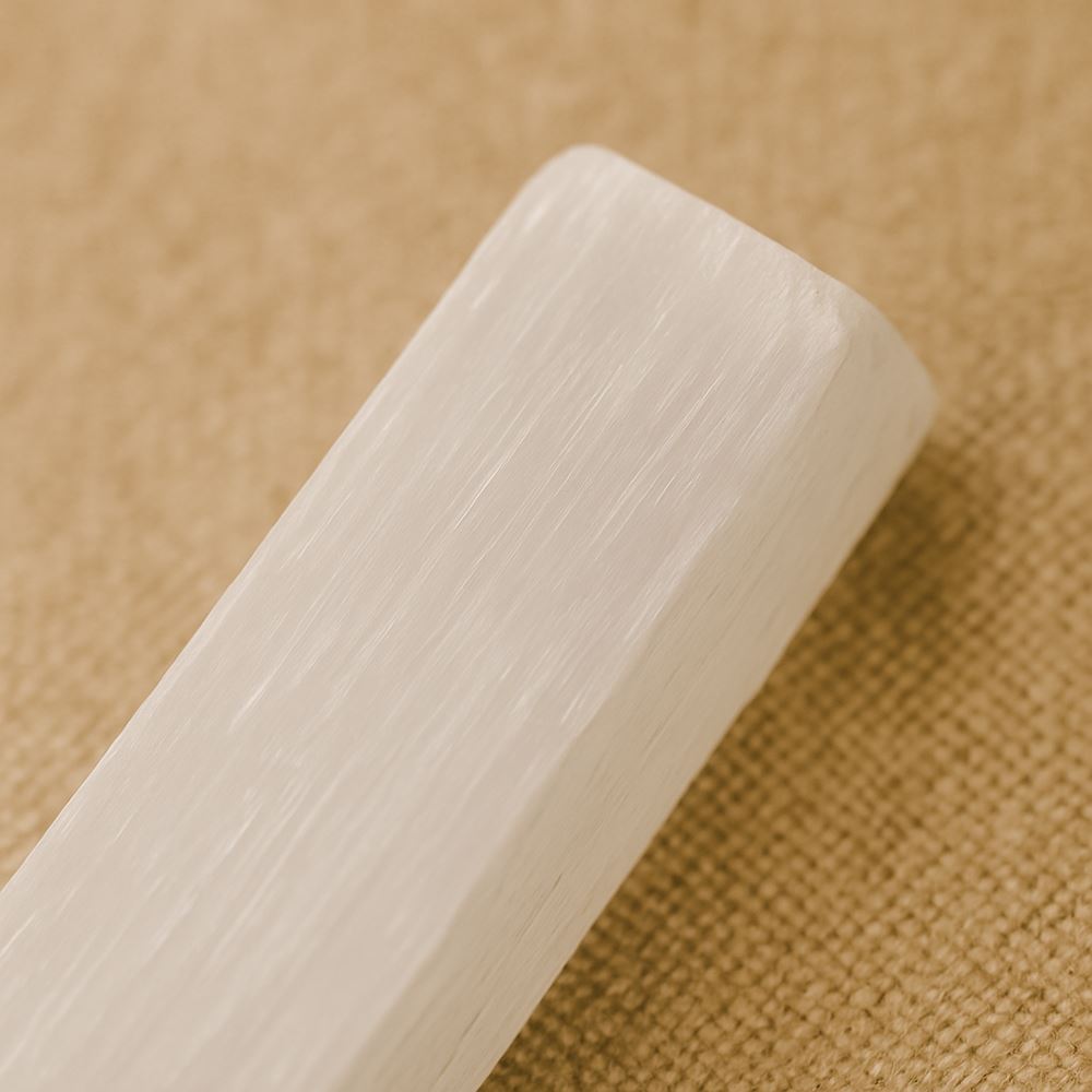 Selenite Wand, Stick, 10cm