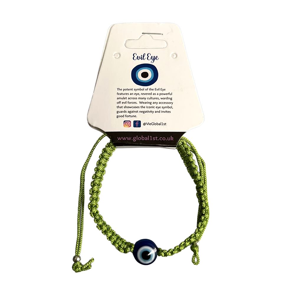 Evil Eye Ethnic Style Cotton Thread Bracelet
