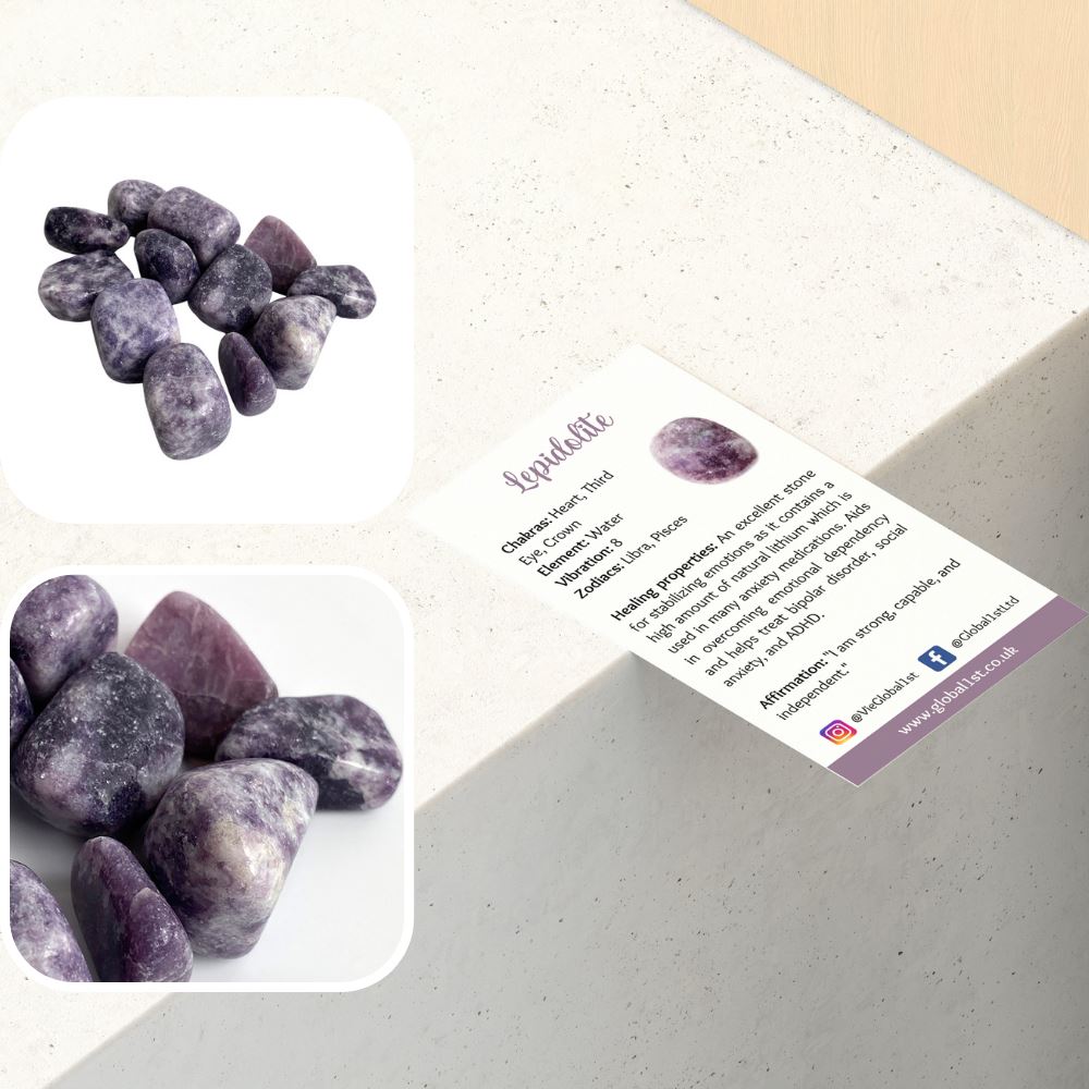 Tumbled Crystals, 250g Pack