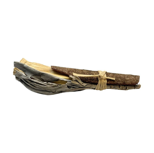 Mini Smudge Cluster, White Sage with Palo Santo and Cinnamon 4"