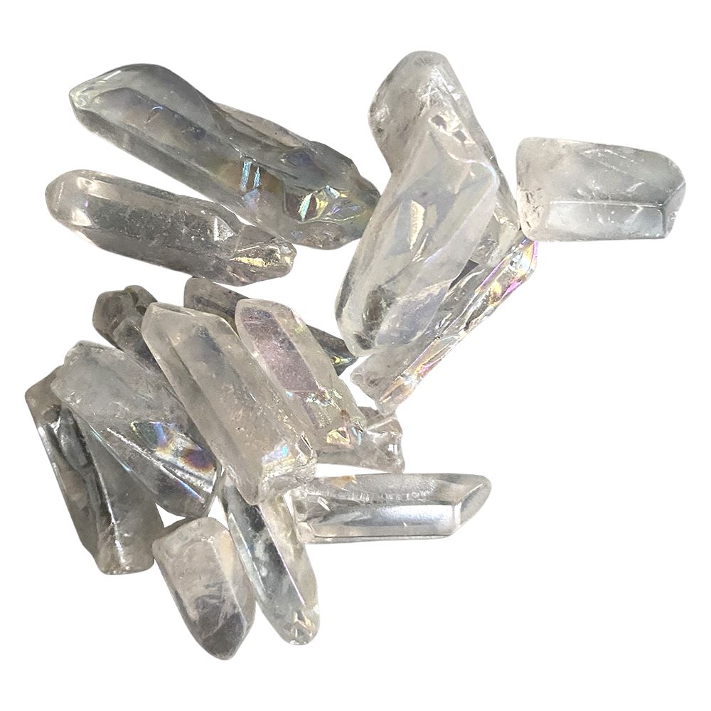 Electroplated Quartz Points, 2-3cm, Pack of 6