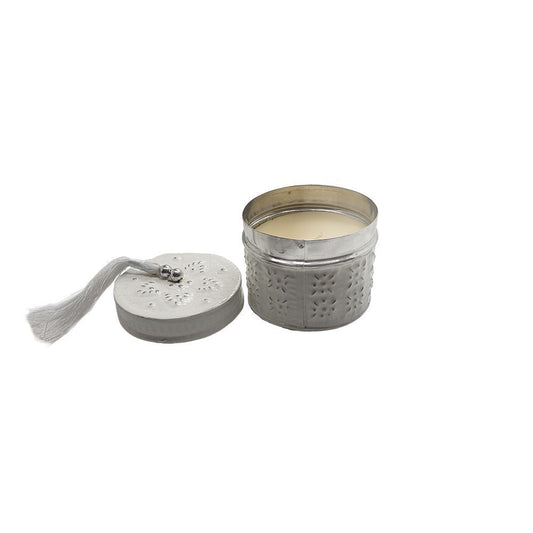 Handmade Candle in Aluminium Container 7x6cm, Jasmine