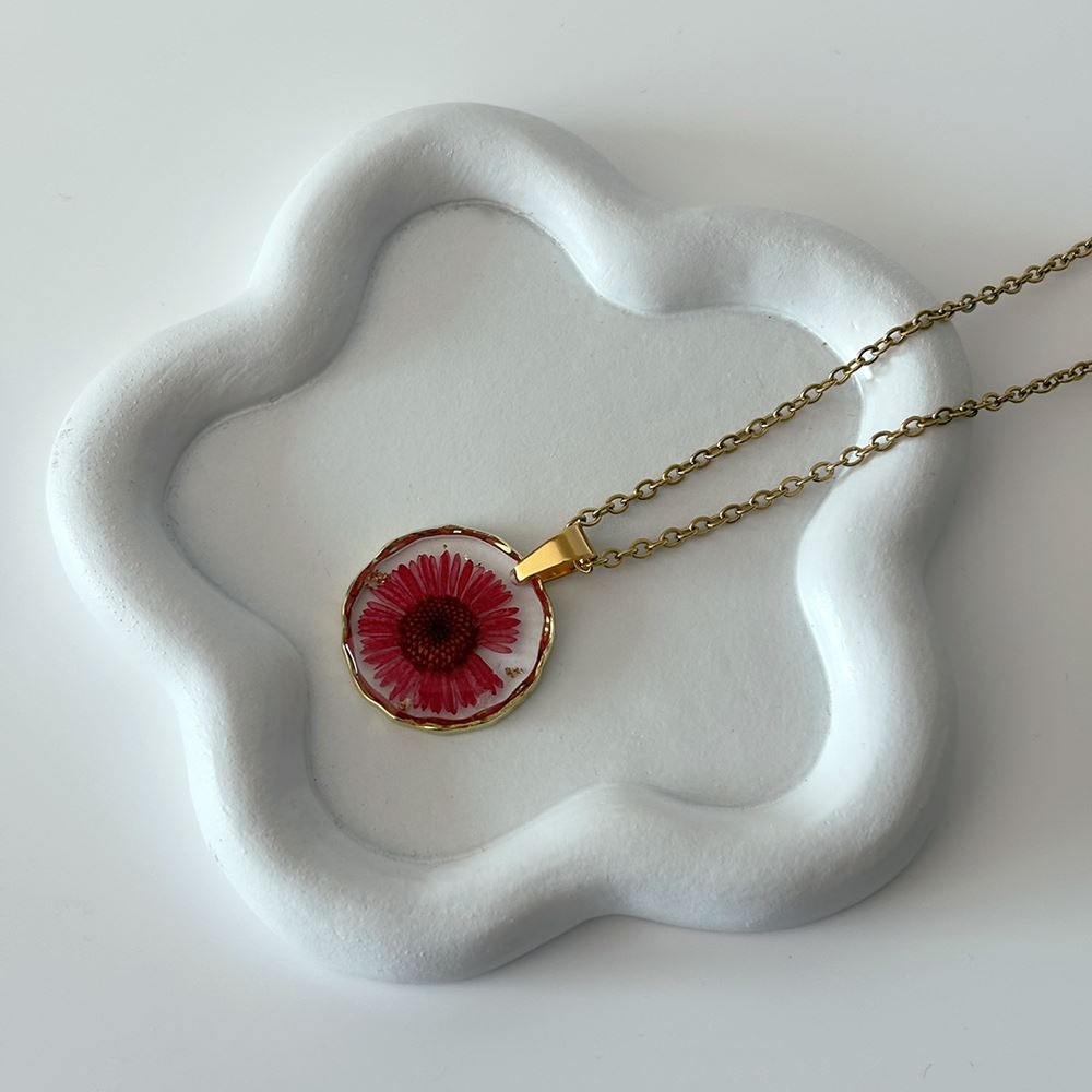 Pressed Flower Pendant