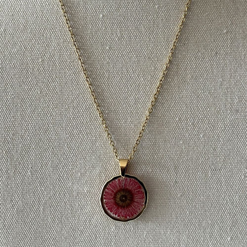 Pressed Flower Pendant