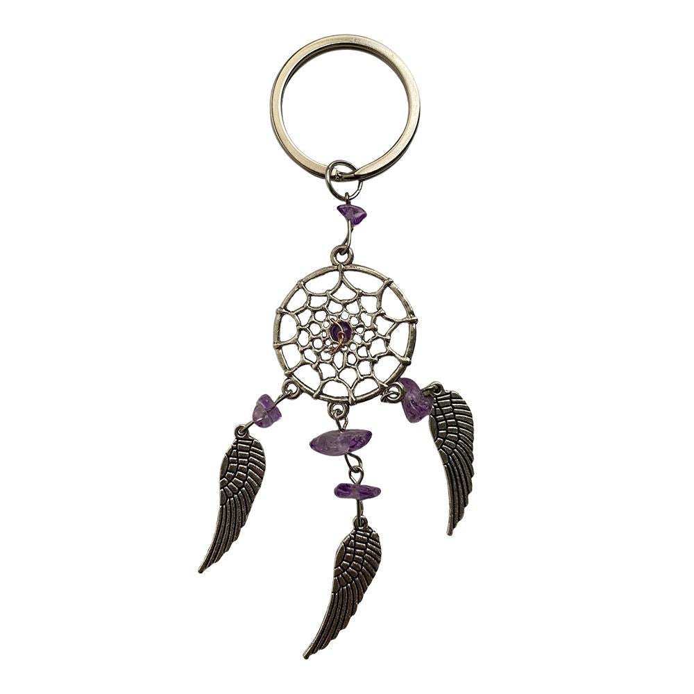 Dream Catcher Crystal Keychain, 12x5cm