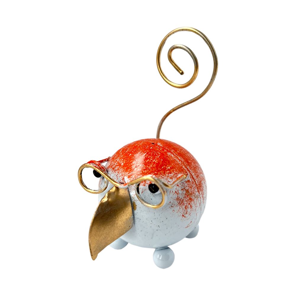 Whimsical Metal Curly Tailed Animal