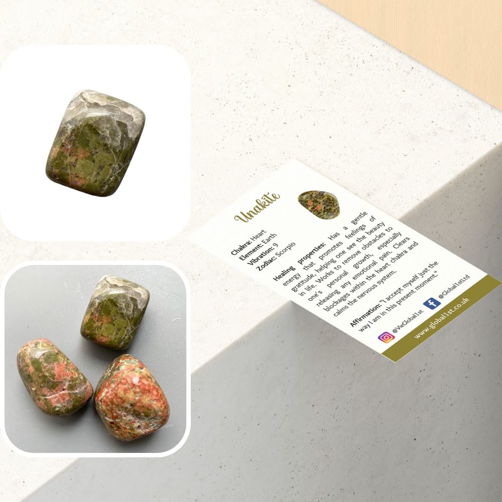 Tumbled Crystals, Pack of 6