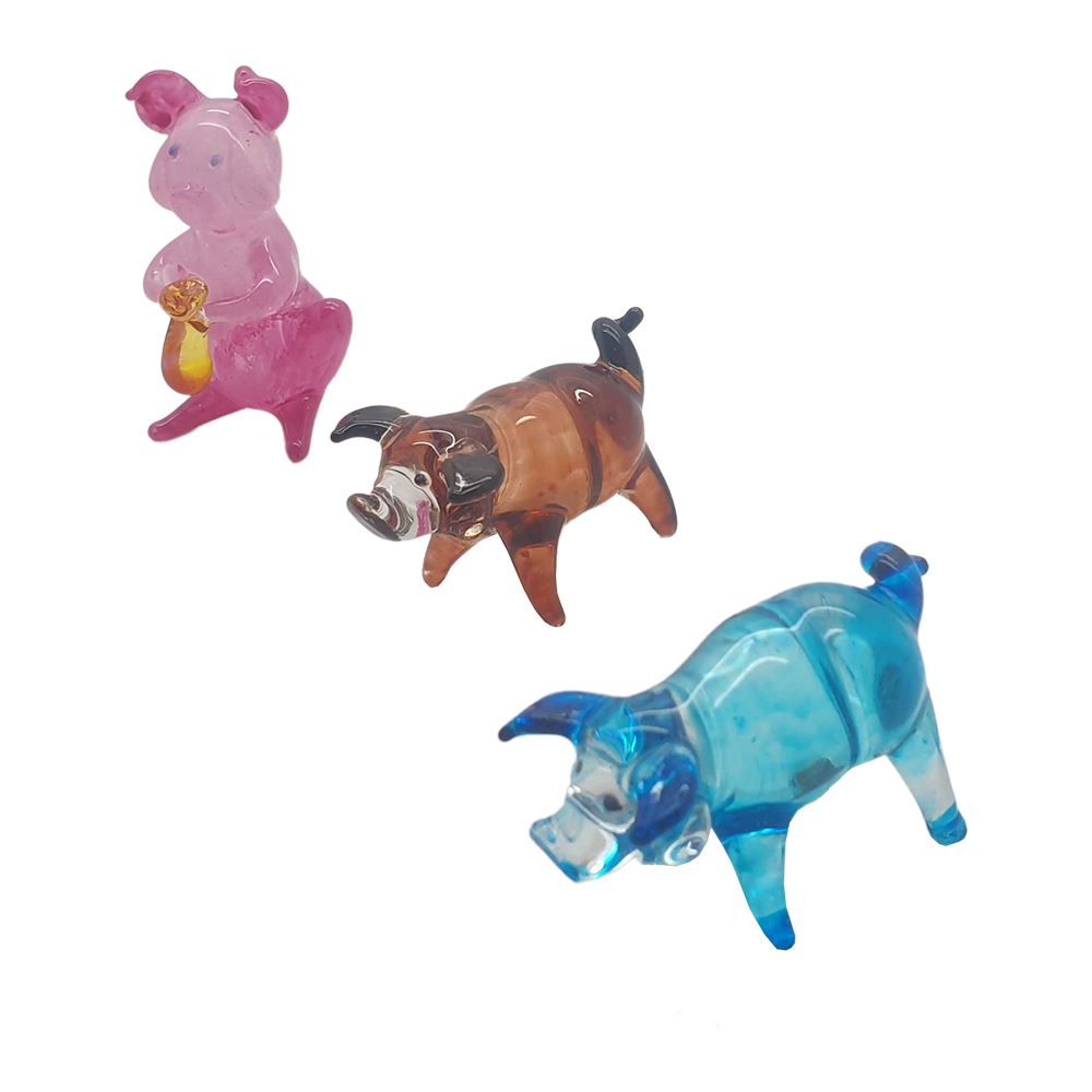 Hand-Blown Glass Sculpture