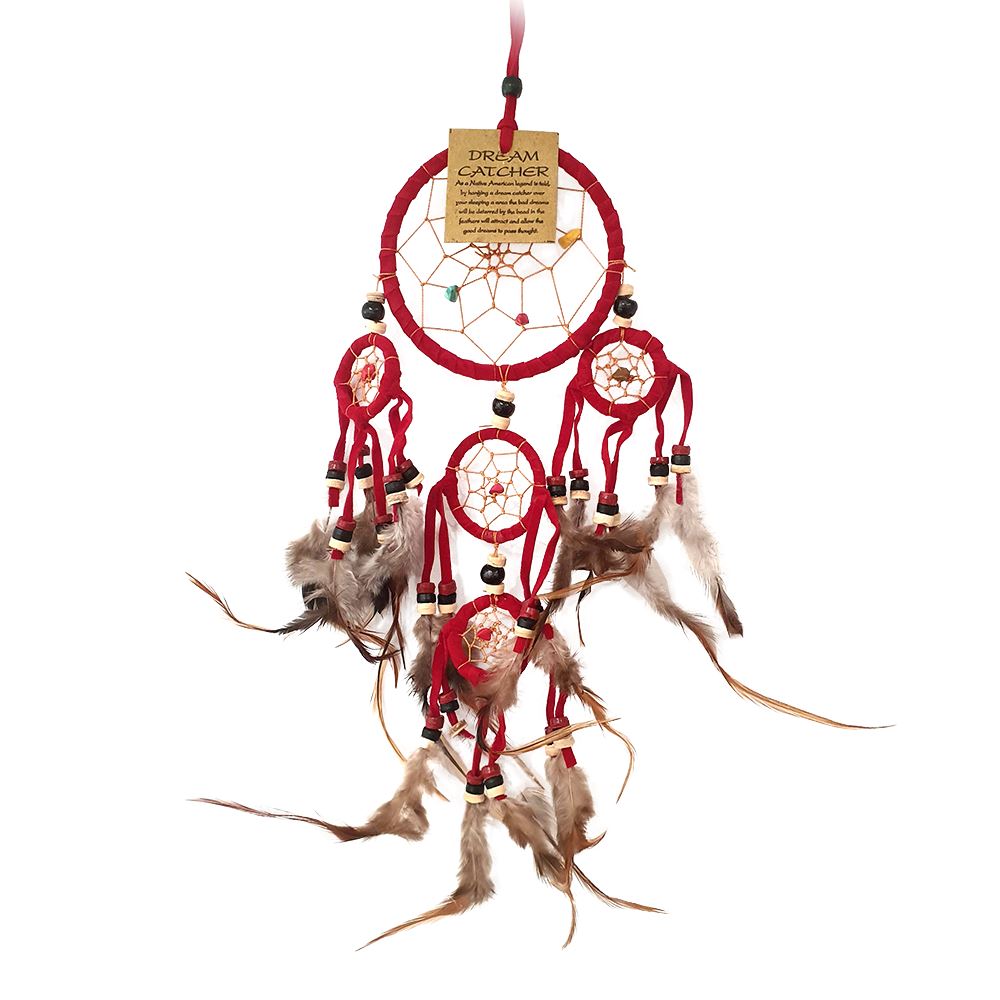Dream Catcher, 9cm Ring with 4 Smaller Rings