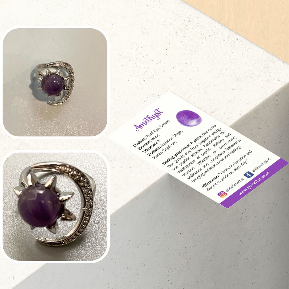 Moon & Sun Adjustable Ring