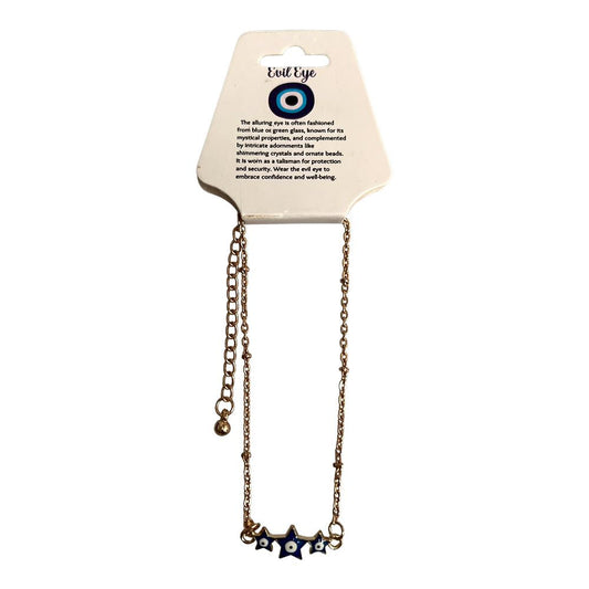 Evil Eye Anklet, Stars (JIT)