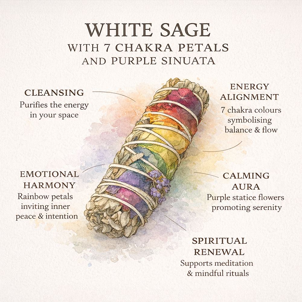 Floral Smudge Sticks 4"