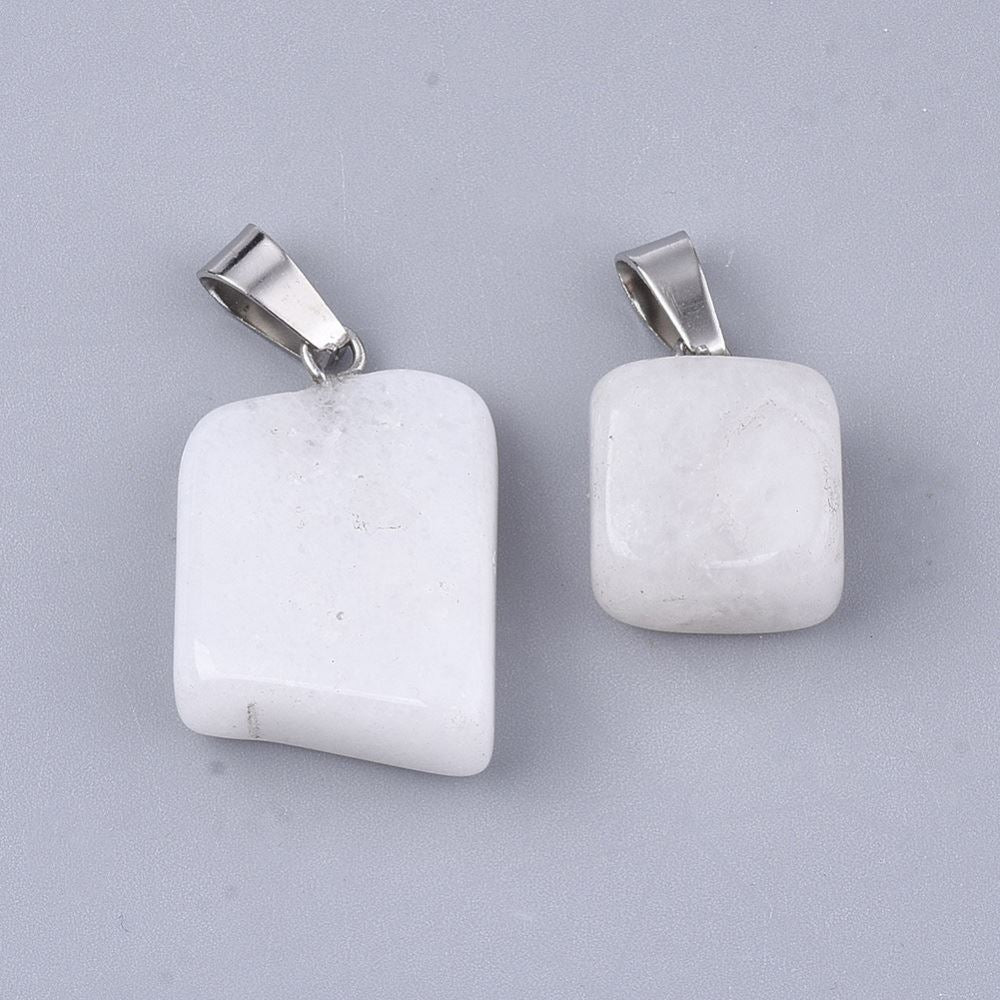 Tumbled Pendant, 3.5x2cm