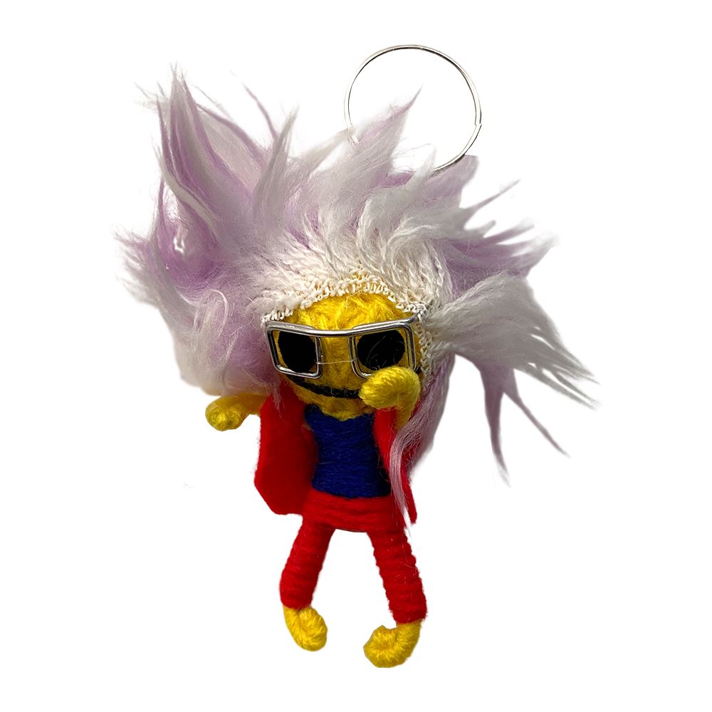 Voodoo String Doll Keychain, 7cm