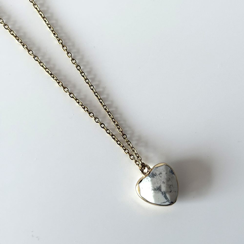 Halo Gemstone Pendant, Heart