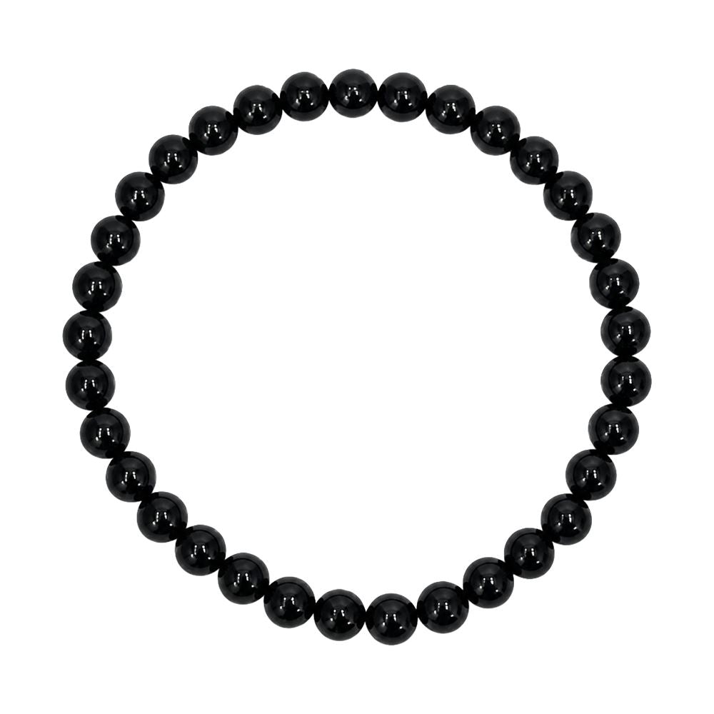 AAA Crystal Bracelet, 6mm, Black Tourmaline