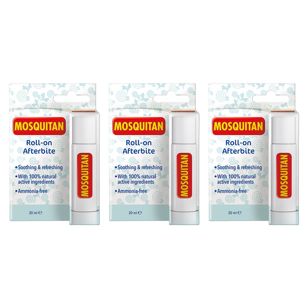 Mosquitan Afterbite Roll-On, 20ml, Pack of 3