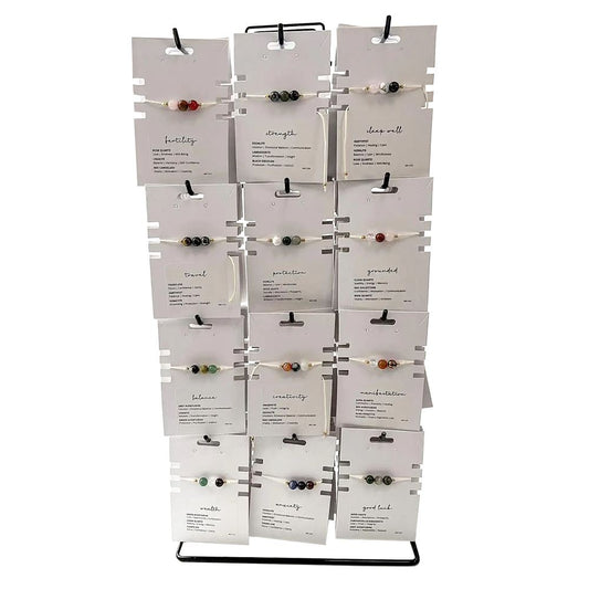 144 x Crystal Intention Wristlet Display