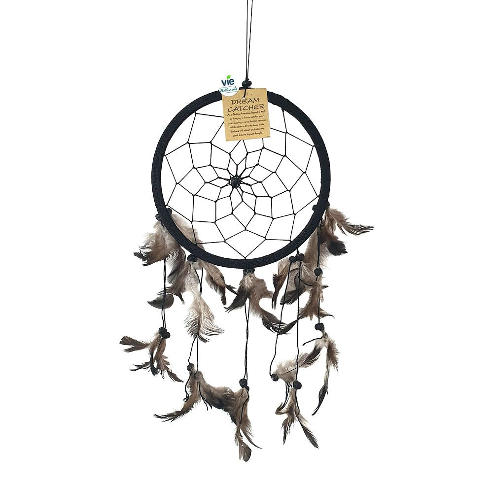 Dream Catcher, 16cm Ring, Black