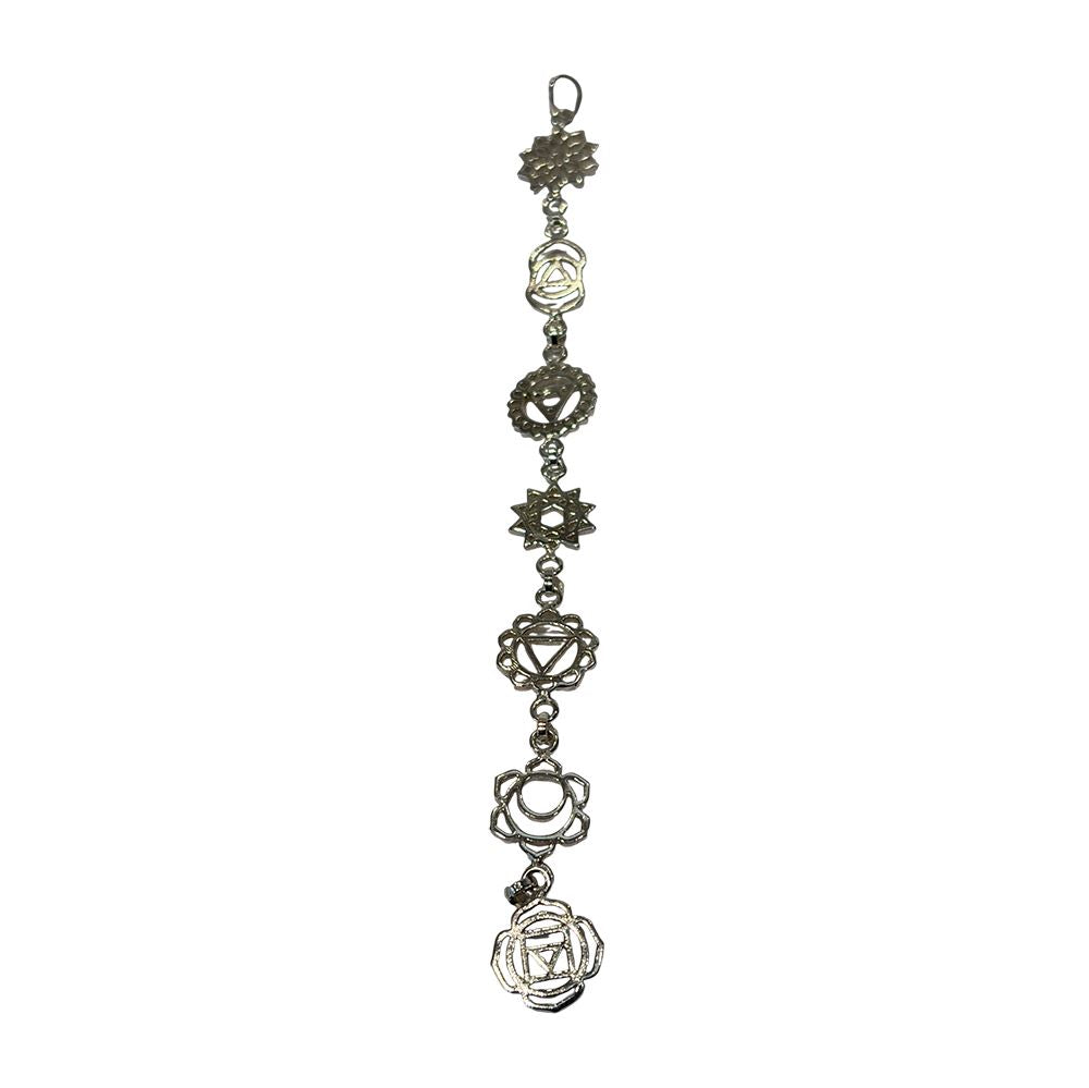 Silver-Plated Chakra Pendant