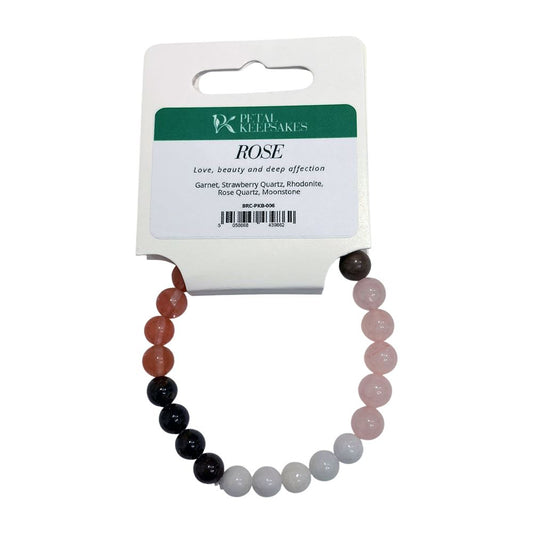 Petal Keepsakes Gemstone Bracelet, Rose