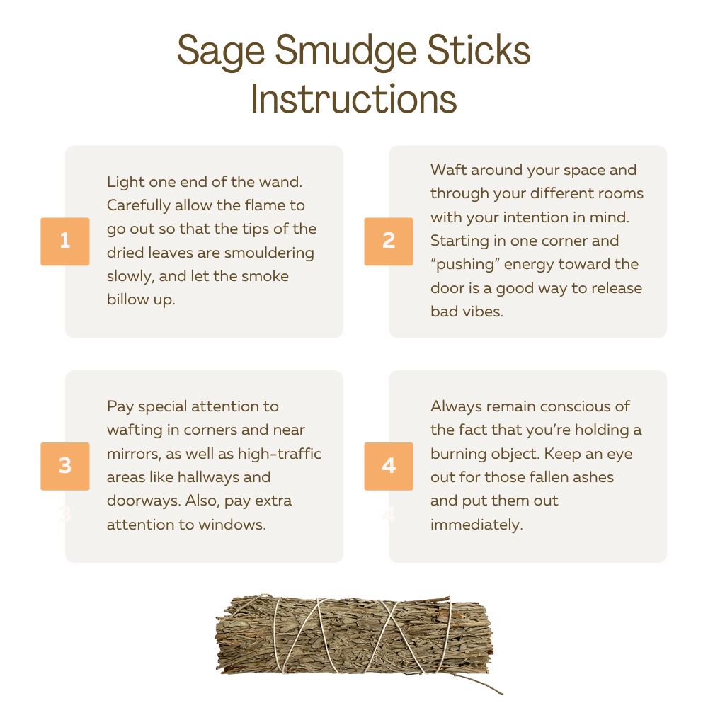 Smudge Sticks, Pack of 10