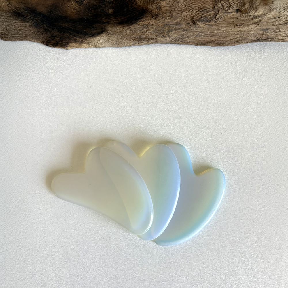 Gua Sha Facial Massage Tool, 8x5cm, Opalite