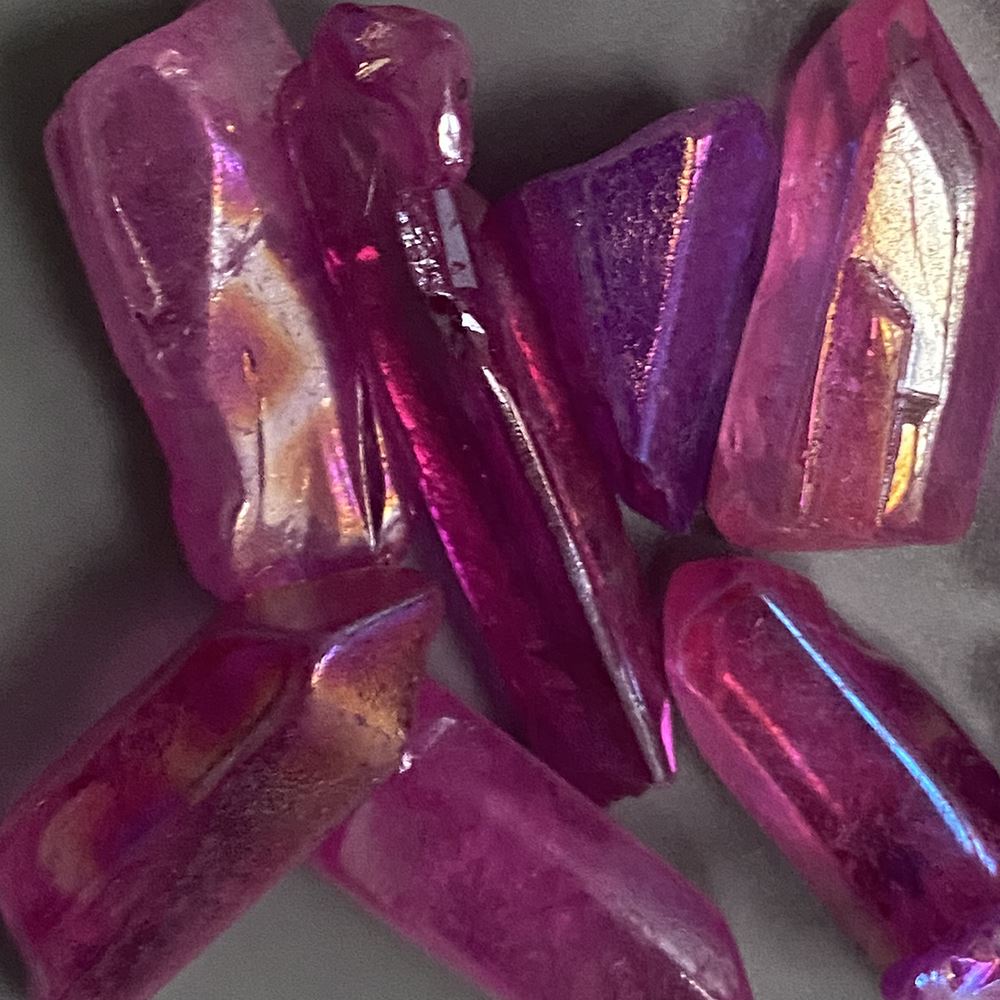 Electroplated Quartz Points, 2-3cm, Single