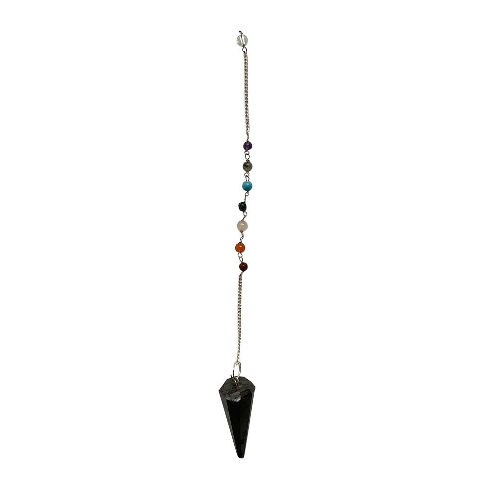 Pendulum with 7 Chakra Beaded Chain