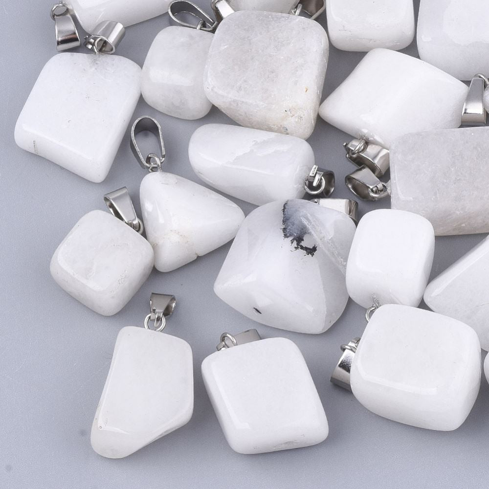Tumbled Pendant, 3.5x2cm