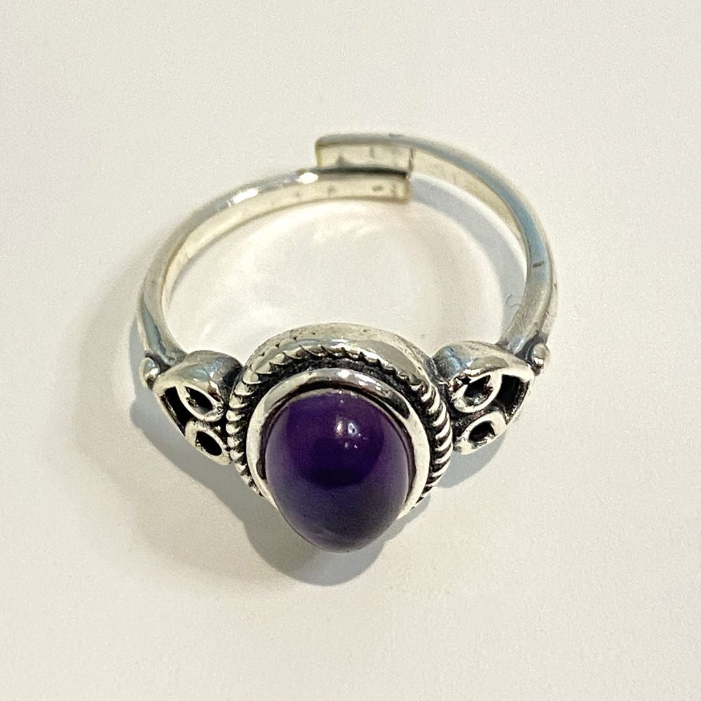 Silver-Plated Adjustable Ring (#38)