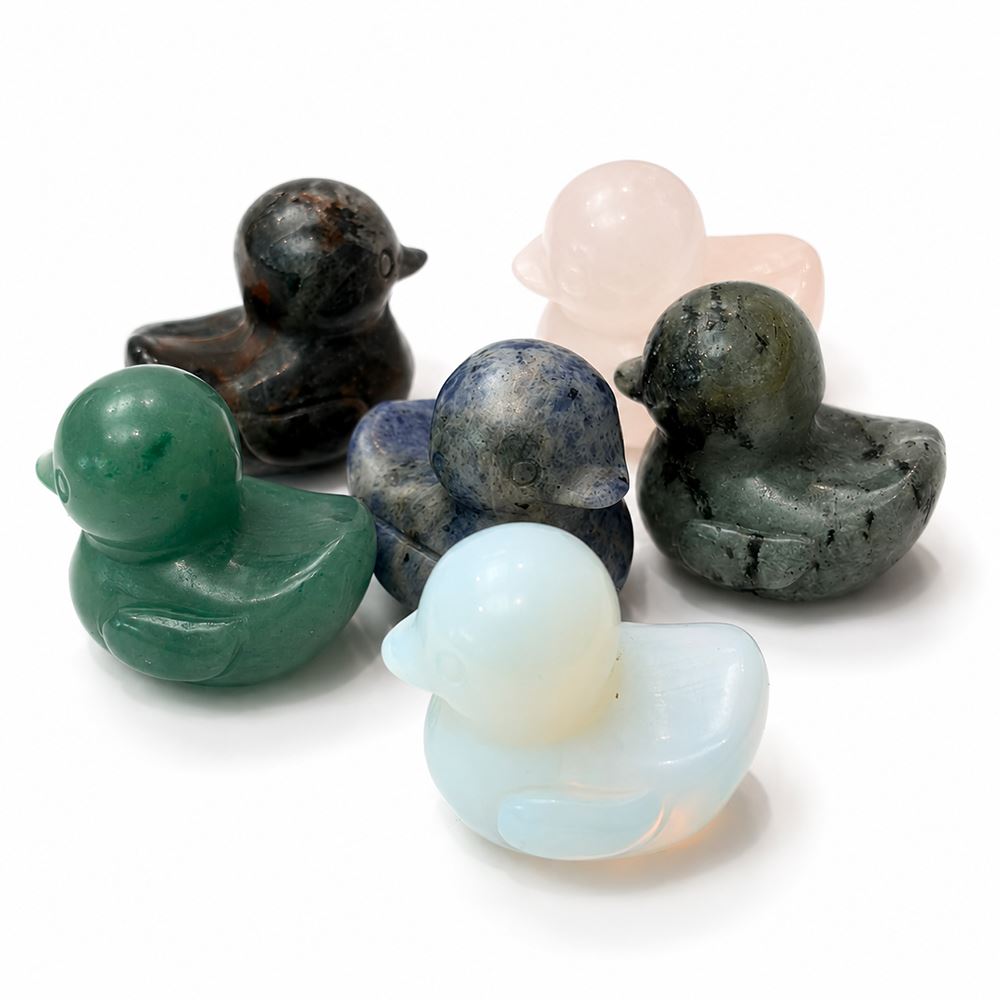 Gemstone Duck, 3x2.5x2cm