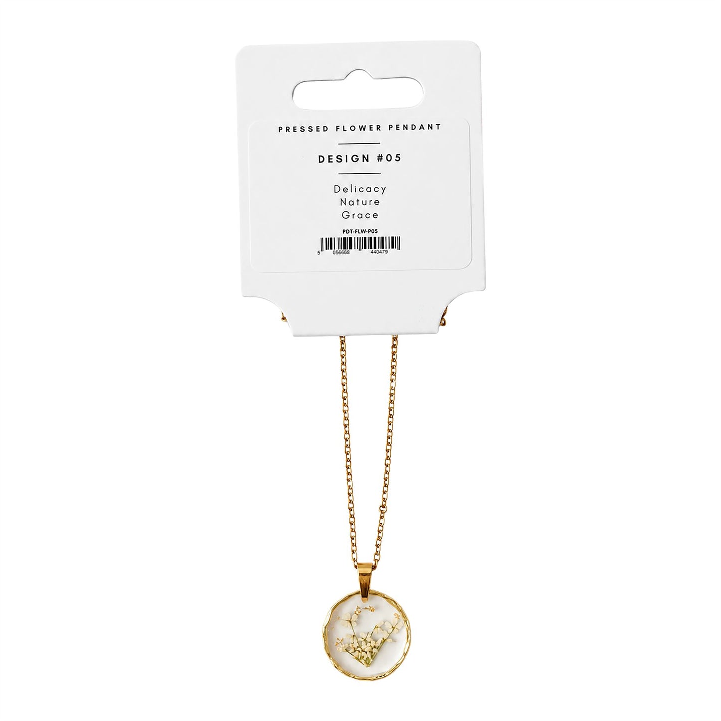 Pressed Flower Pendant