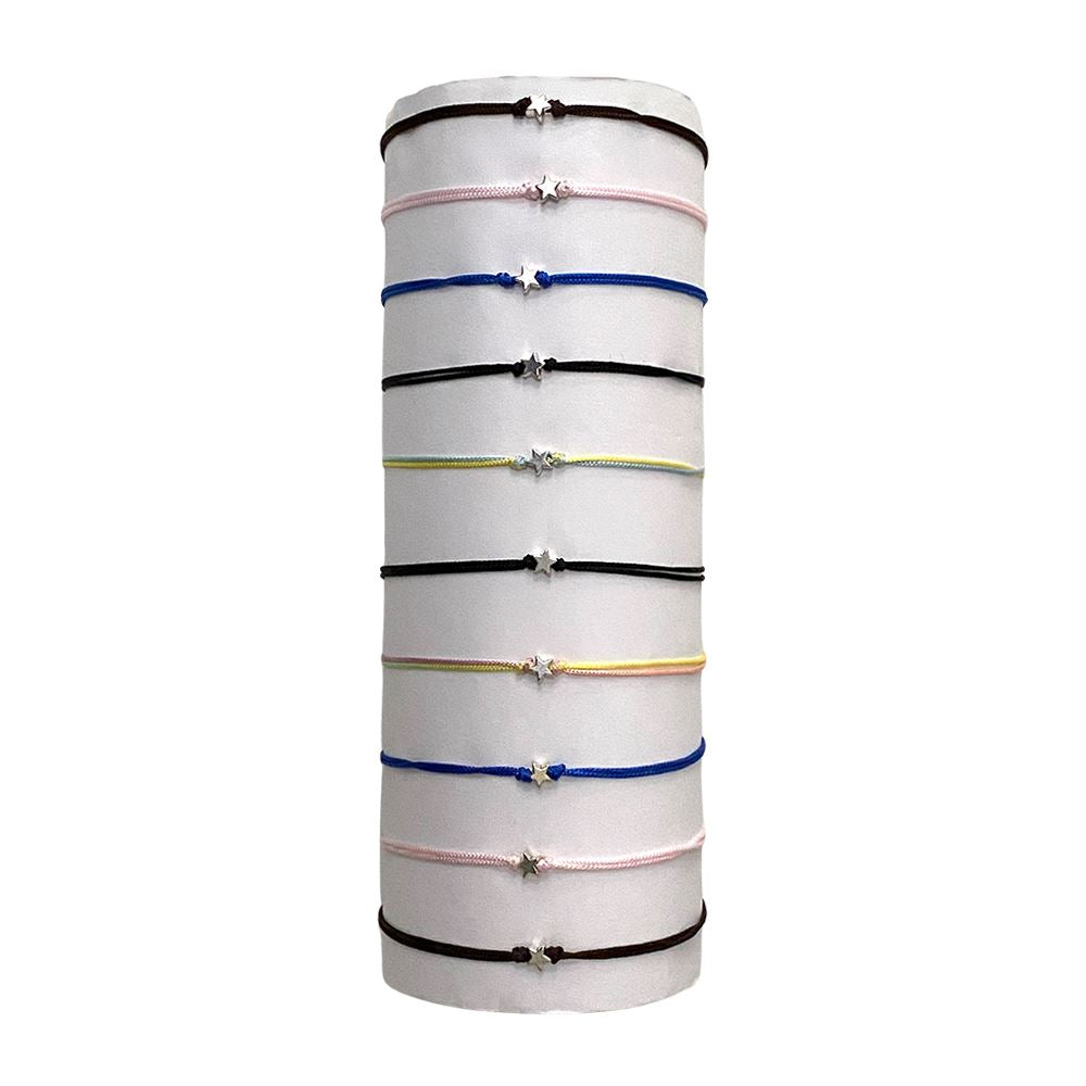 Charm Strings, Pack of 10, Assorted Colours