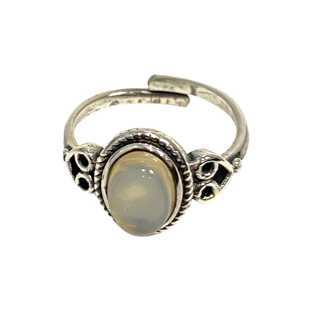 Silver-Plated Adjustable Ring (#38)