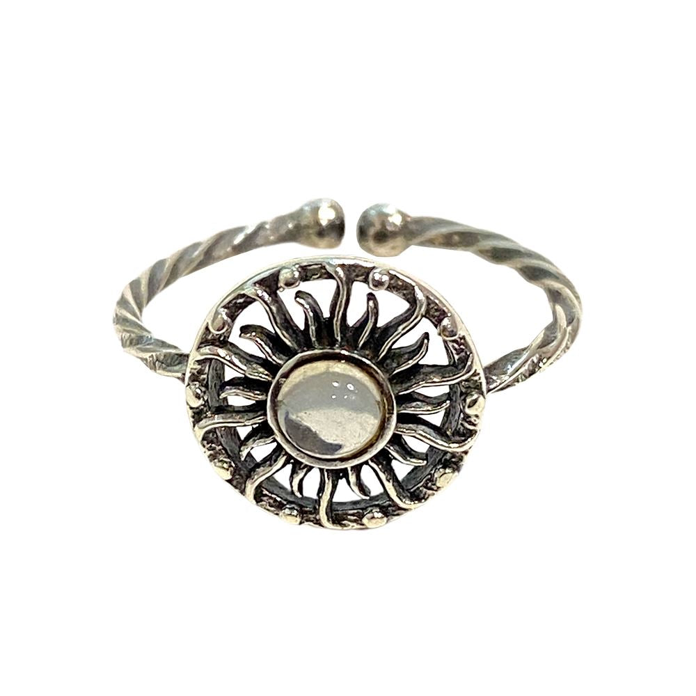 Silver-Plated Adjustable Ring (#45)