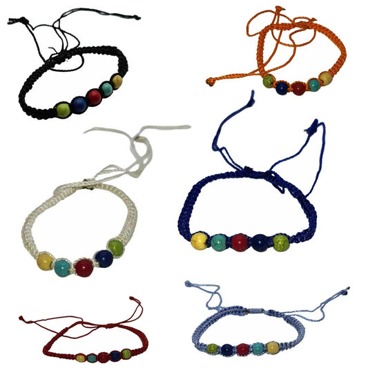 Beach Bracelet Coloured Bead