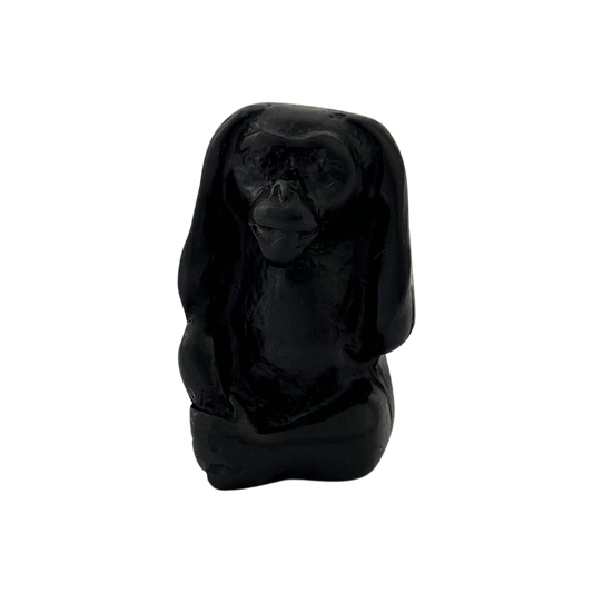 Hear No Evil Monkey Figurine, 4cm