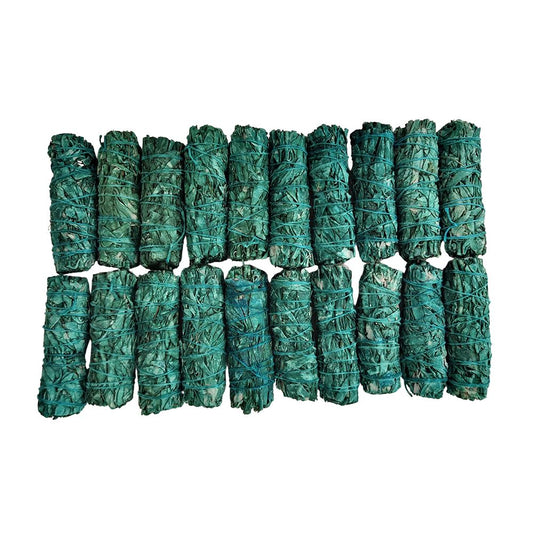 Smudge Stick, White Sage and Nag Champa 4", Pack of 20