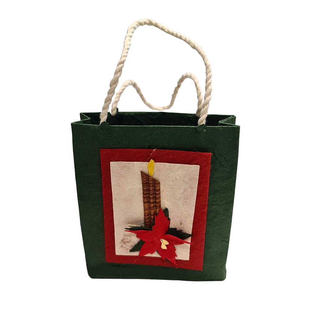Mulberry Paper Gift Bag, 9x10x3cm, Pack of 10